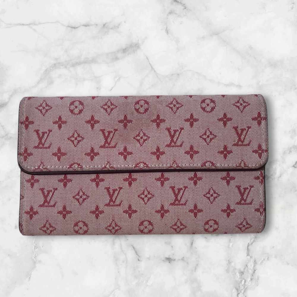 Louis Vuitton Mini Lin Porte Tresor  Wallet